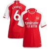 Camiseta de fútbol Arsenal 2023-24 Gabriel 6 Primera Equipación - Mujer